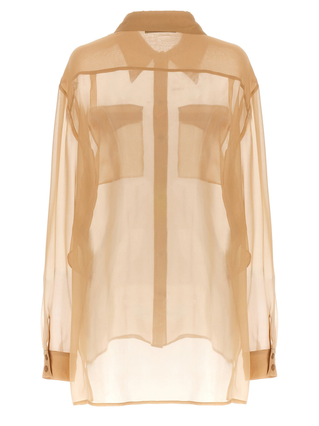 Alberta Ferretti Blouses - Women’s Beige Silk Blouse