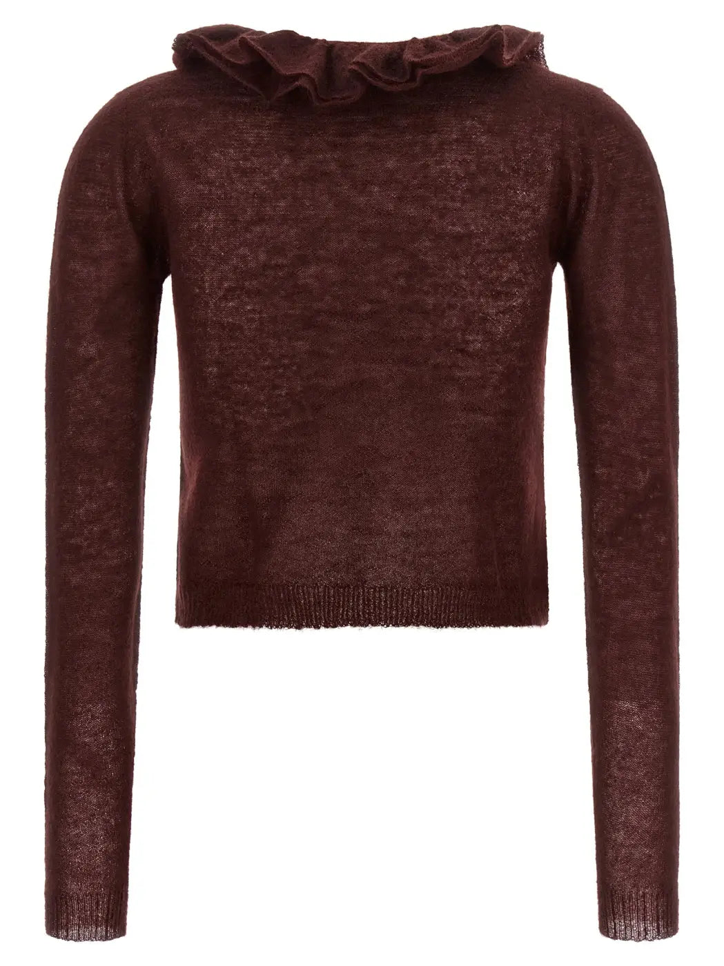 Alberta Ferretti Bordeaux Polyamide Cardigan