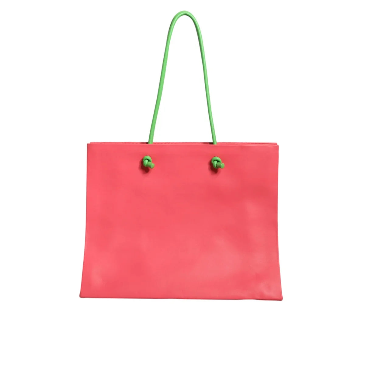 Alberta Ferretti Wednesday Leather Shopping Bag Statement Tote