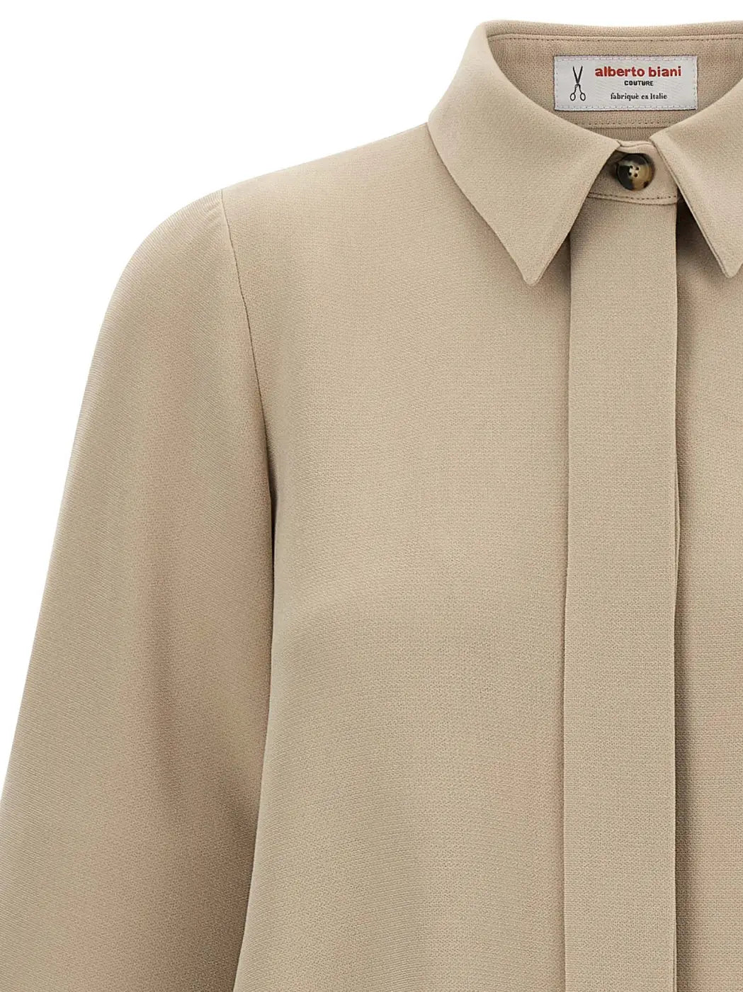 Alberto Biani Beige Triacetate Blouse