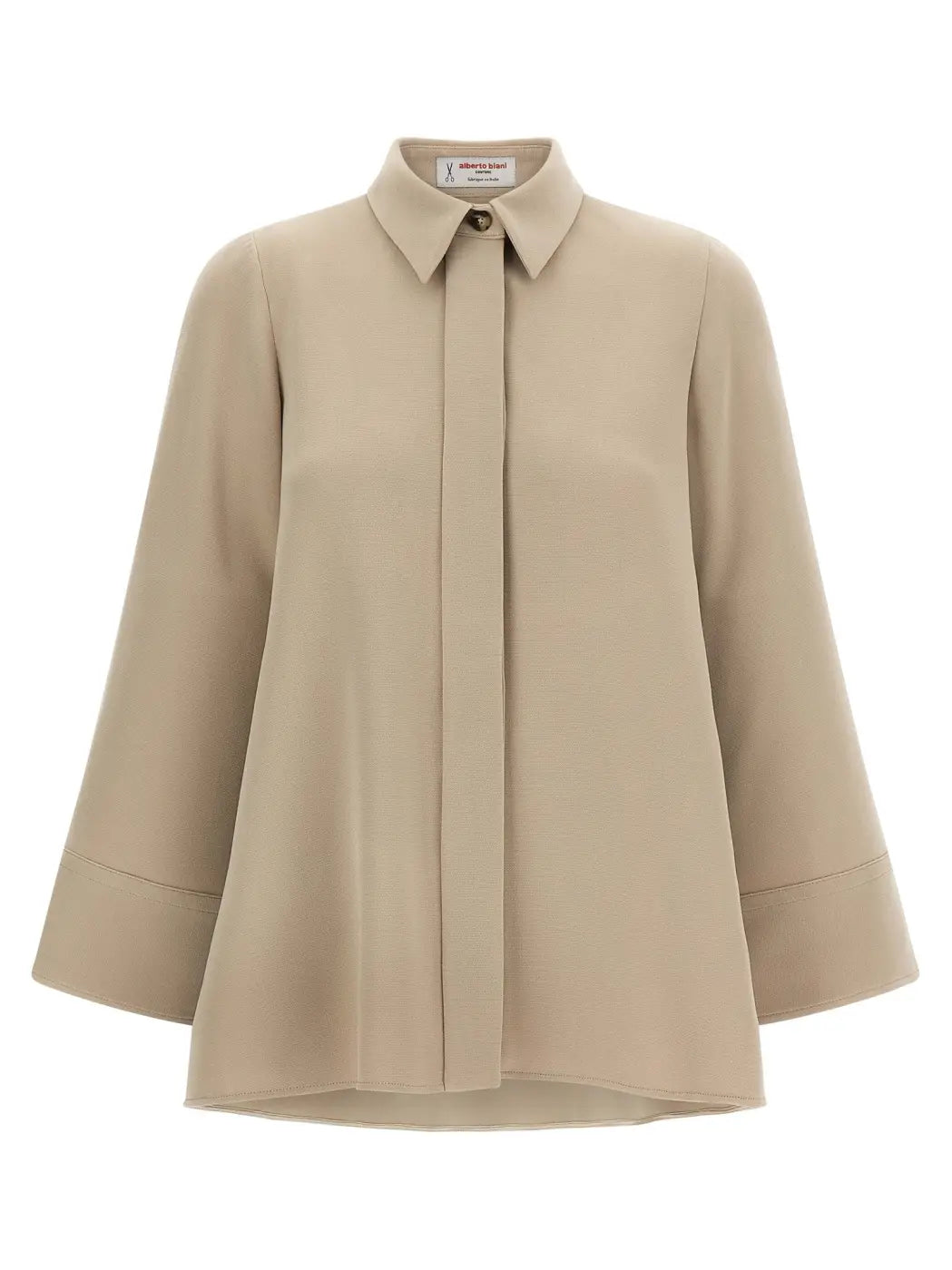 Alberto Biani Beige Triacetate Blouse