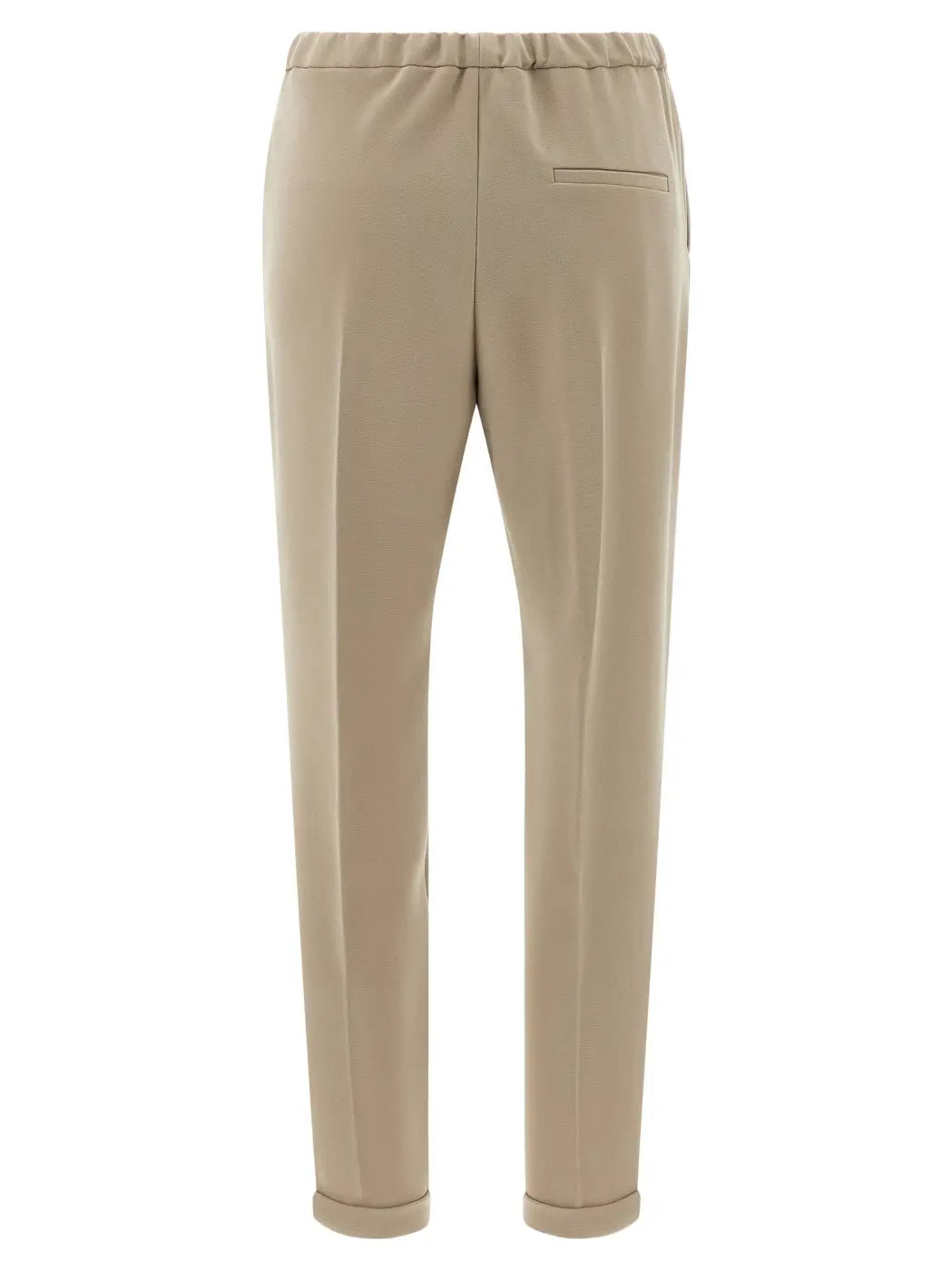 Alberto Biani Beige Triacetate Casual Pants