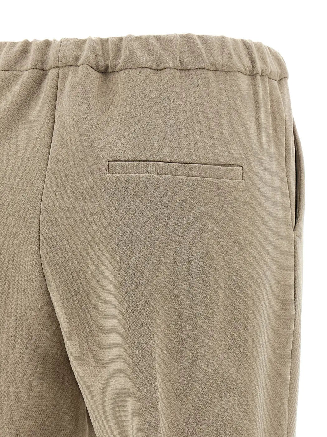 Alberto Biani Beige Triacetate Casual Pants