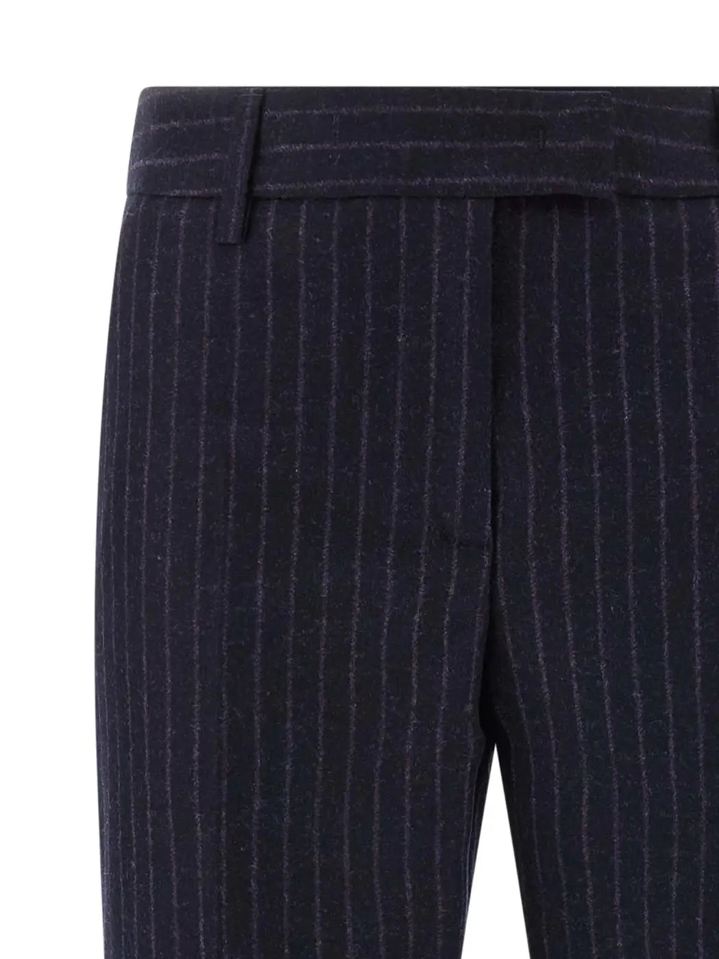 Alberto Biani Blue Virgin Wool Dress Pants