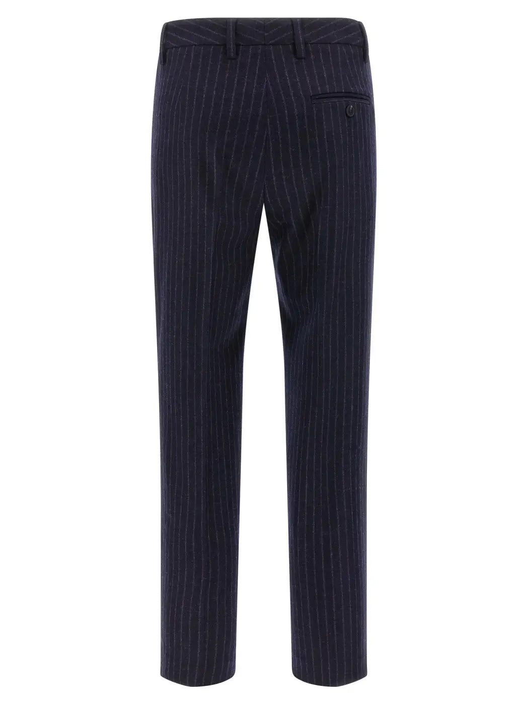 Alberto Biani Blue Virgin Wool Dress Pants