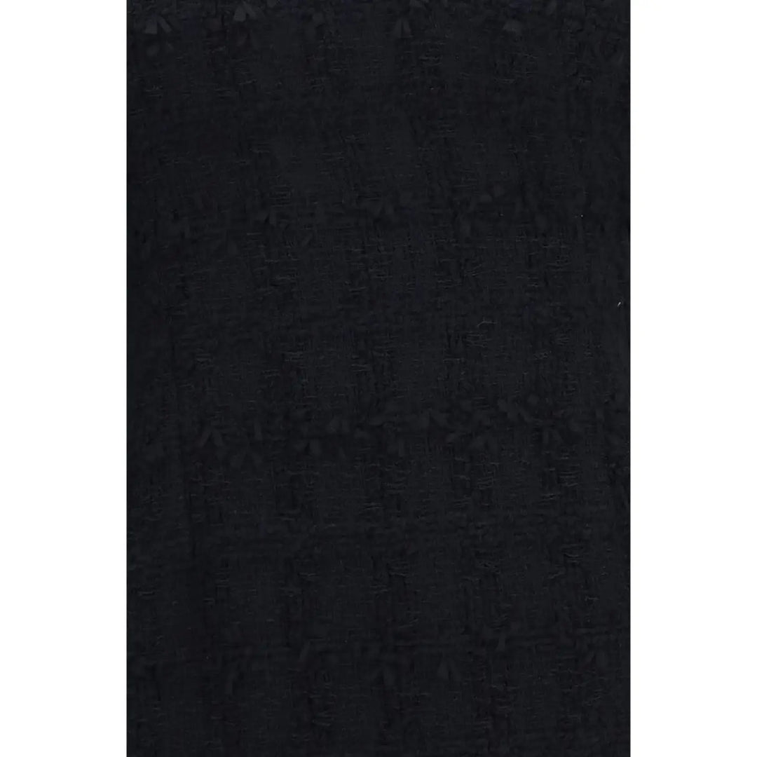 Alessandra Rich Black Cotton Casual Dress