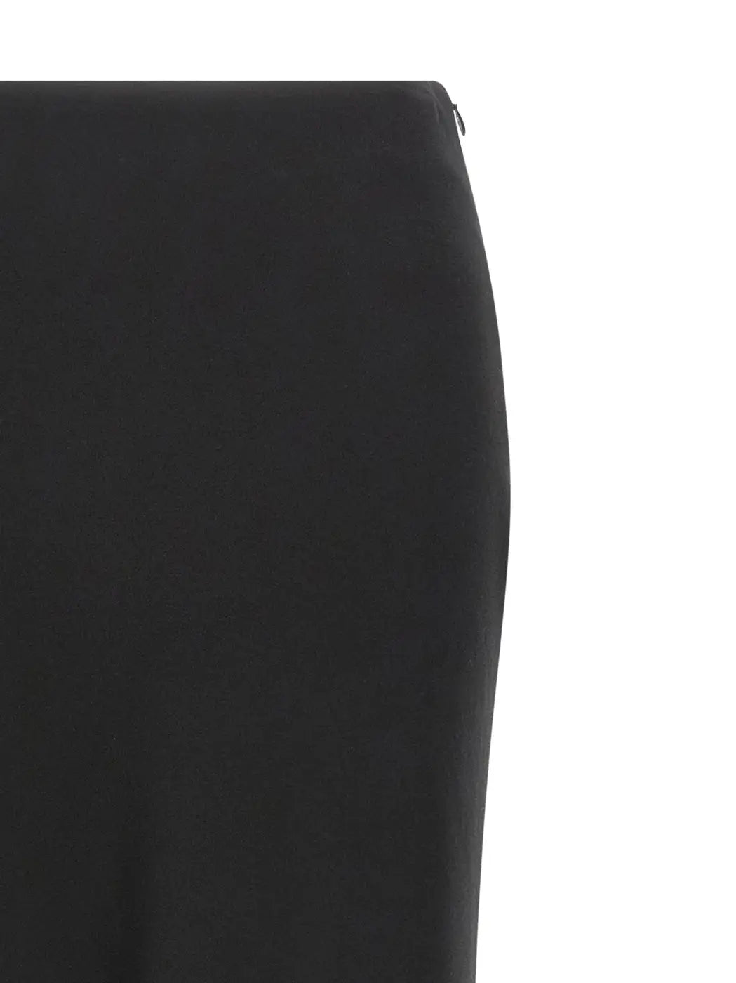 Alessandra Rich Black Virgin Wool Mini Skirt