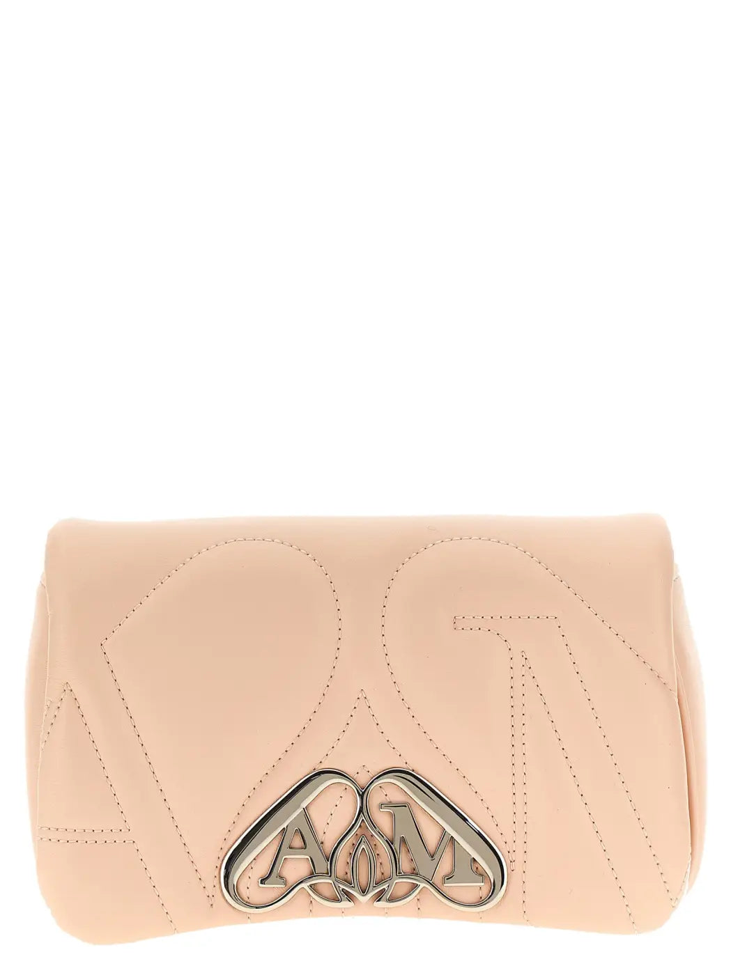 Alexander Mcqueen Beige Lamb Leather Crossbody Bag