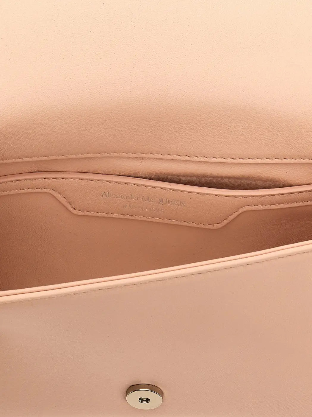 Alexander Mcqueen Beige Lamb Leather Crossbody Bag