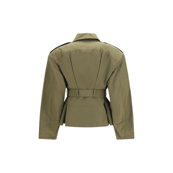 Alexander McQueen Coats & Jackets - Bicolor Cotton Full-Length Jacket