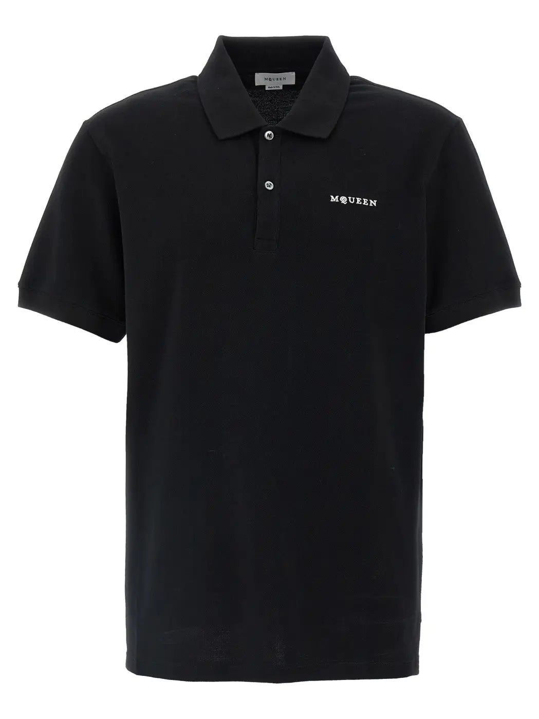 Alexander Mcqueen Bicolor Cotton Polo Shirt