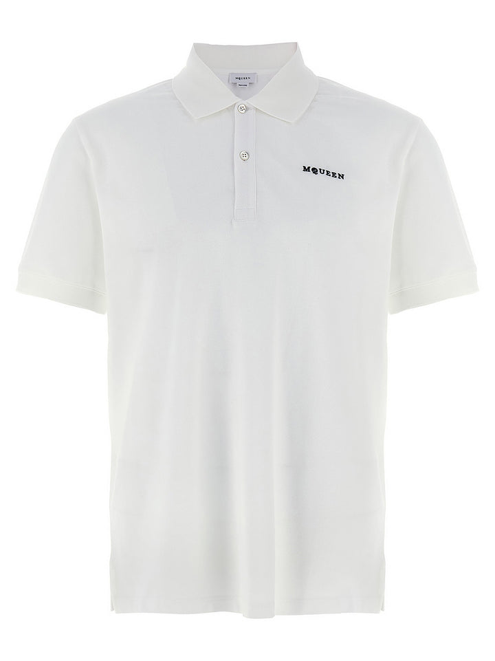 Alexander Mcqueen Bicolor Cotton Polo Shirt