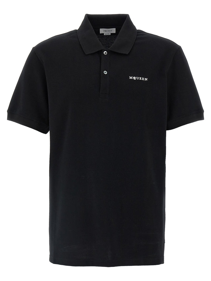 Alexander Mcqueen Bicolor Cotton Polo Shirt