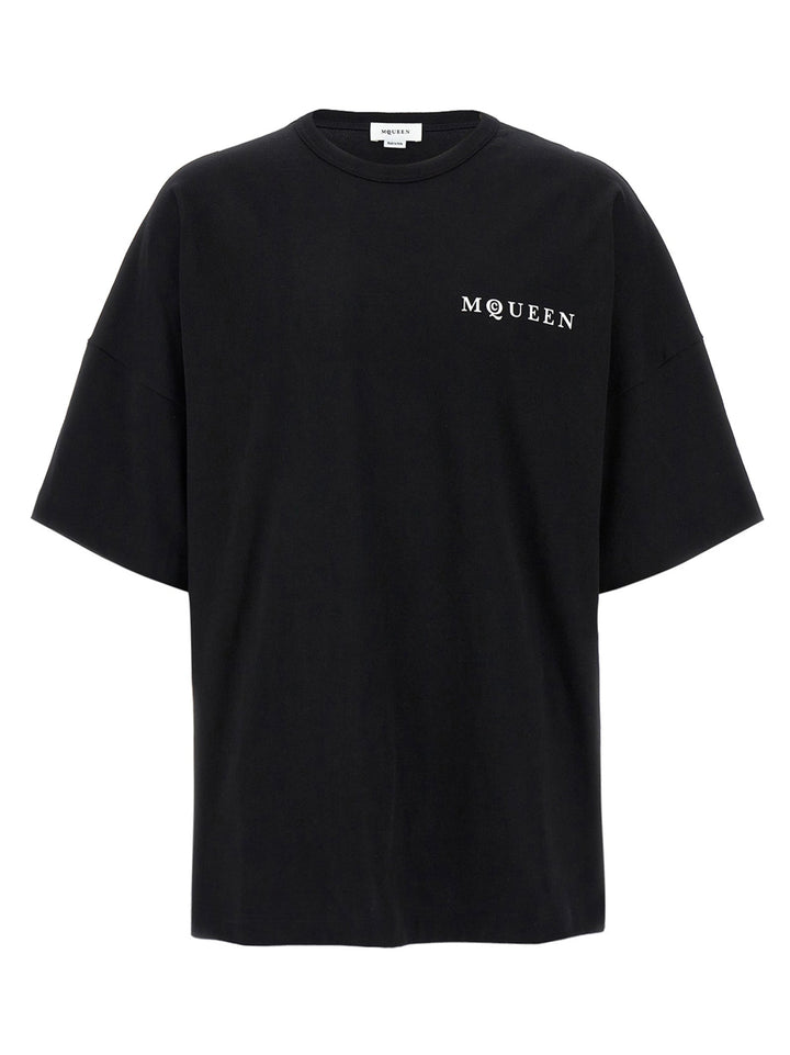 Alexander Mcqueen Bicolor Cotton T-shirt
