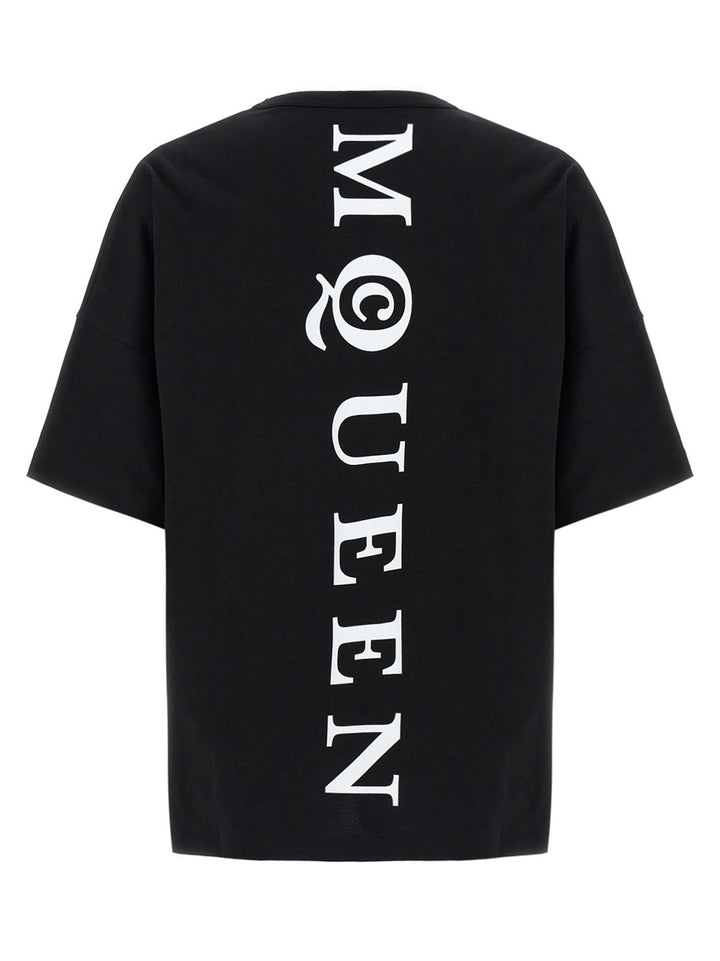 Alexander Mcqueen Bicolor Cotton T-shirt