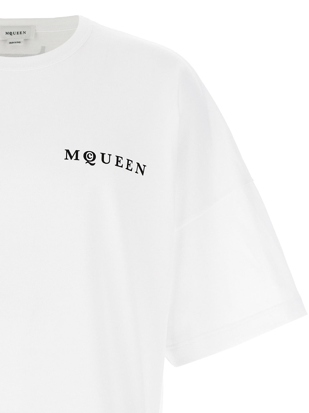 Alexander Mcqueen Bicolor Cotton T-shirt