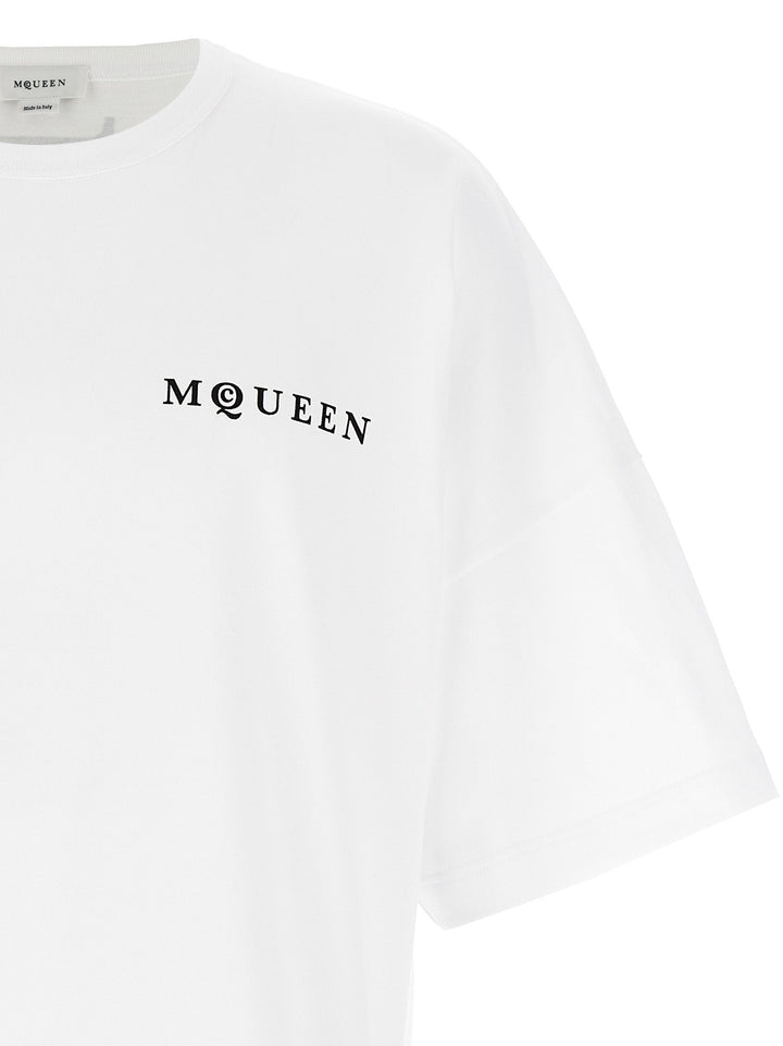 Alexander Mcqueen Bicolor Cotton T-shirt