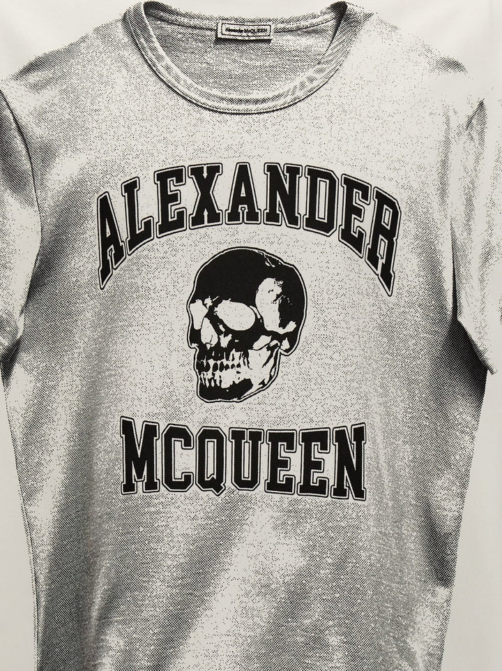 Alexander Mcqueen Bicolor Cotton T-shirt