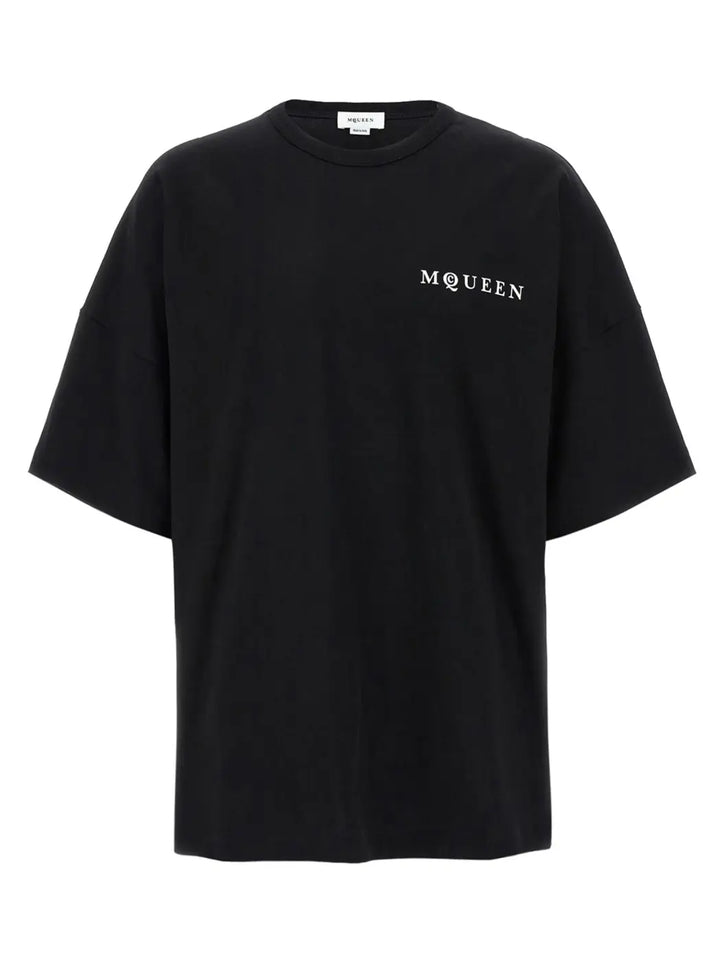 Alexander Mcqueen Bicolor Cotton T-shirt