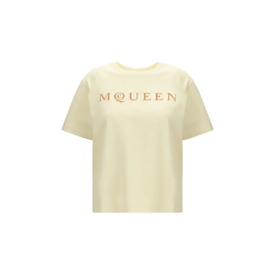 Alexander McQueen Bicolor Cotton T-Shirt
