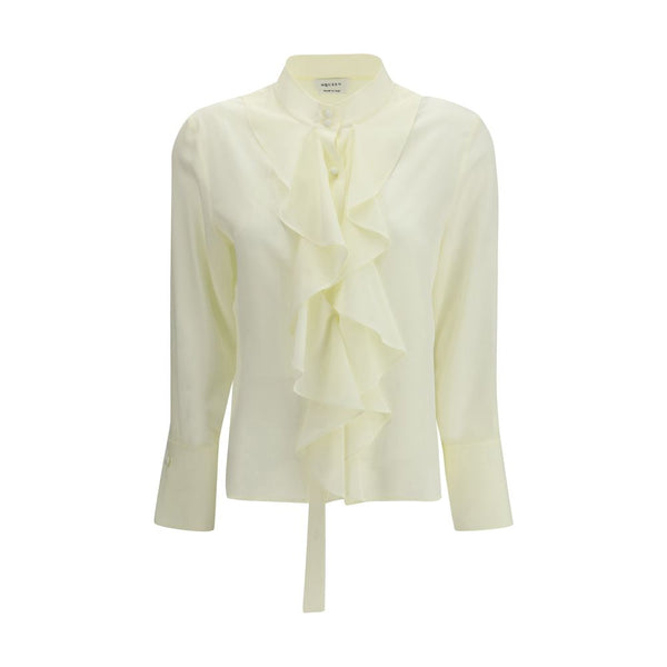 Alexander McQueen Blouses - Bicolor Silk Blouse