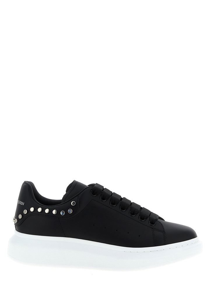 Alexander Mcqueen Black Calfskin Chunky Sneakers