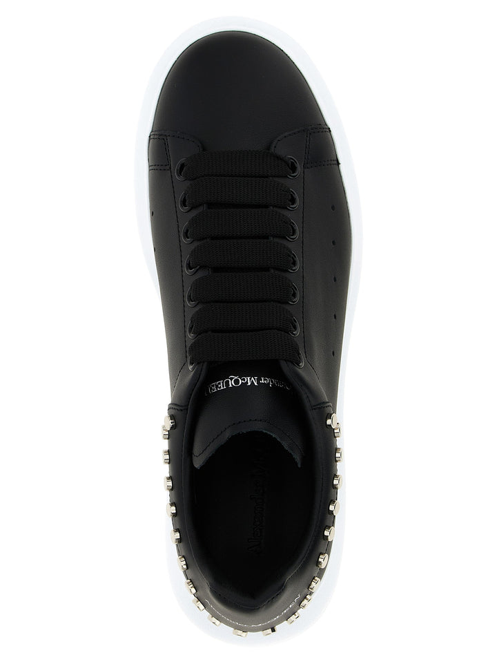 Alexander Mcqueen Black Calfskin Chunky Sneakers
