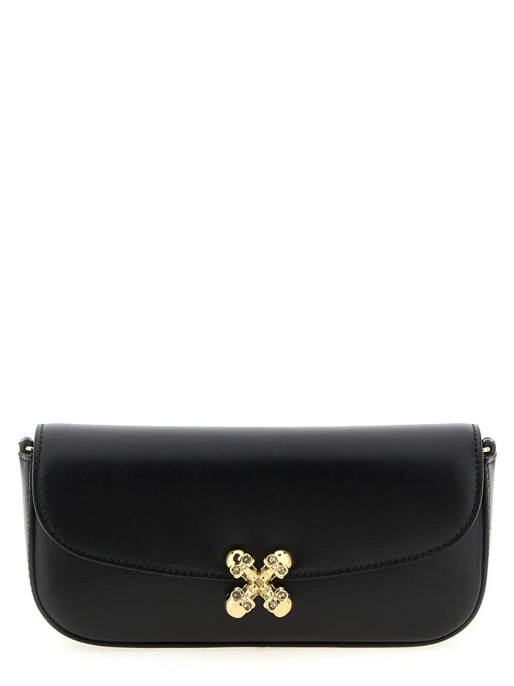 Alexander Mcqueen Black Calfskin Crossbody Bag