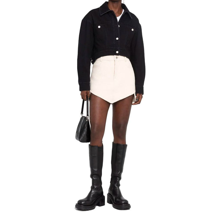 Alexander McQueen Trucker Jackets - Black Cotton Denim Jacket