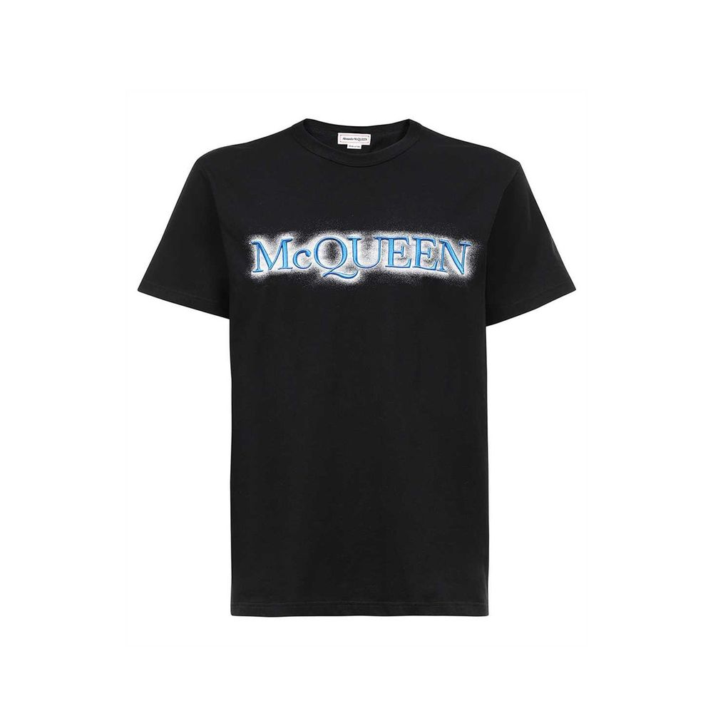 Alexander Mcqueen Black Cotton T-shirt