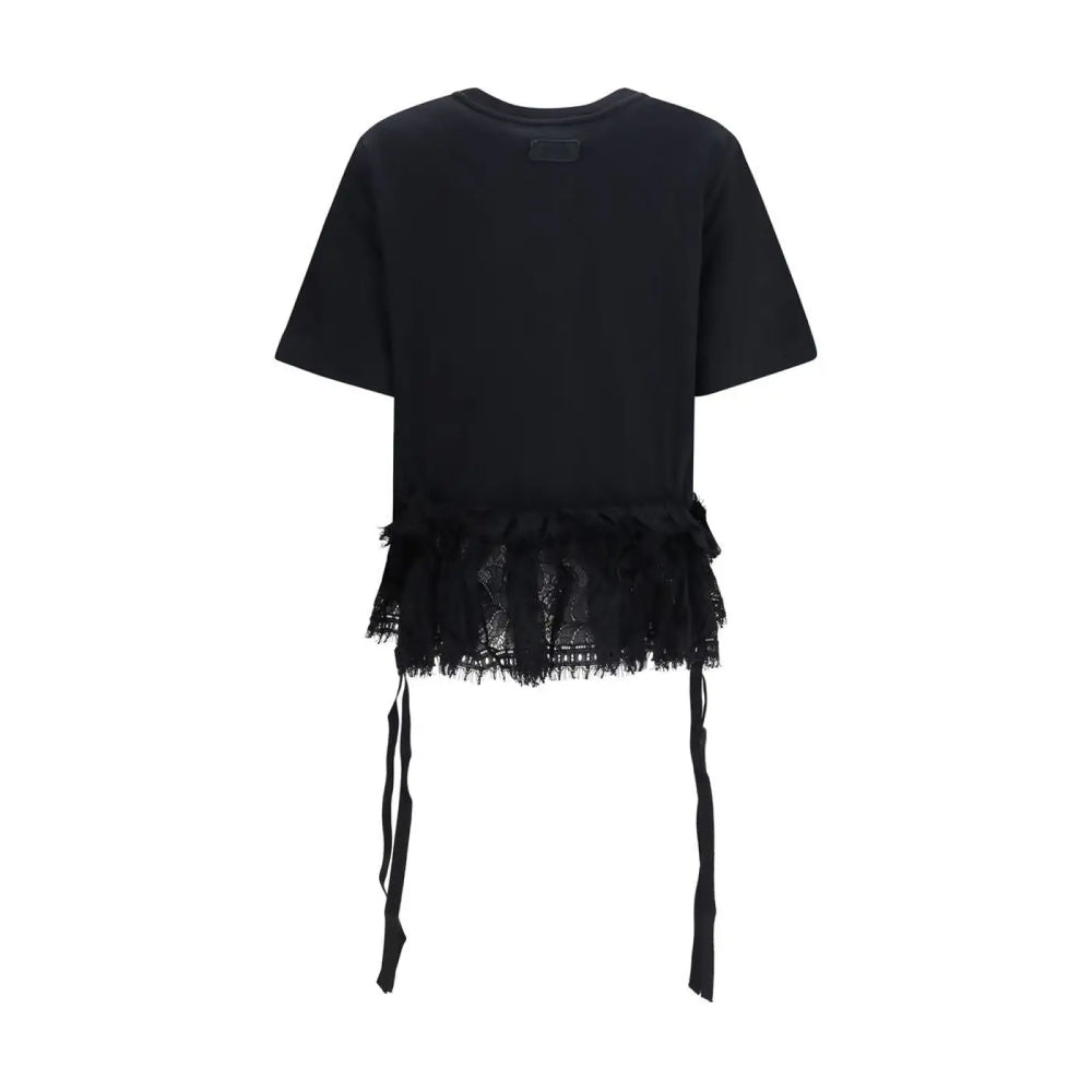 Alexander Mcqueen Black Cotton T-shirt