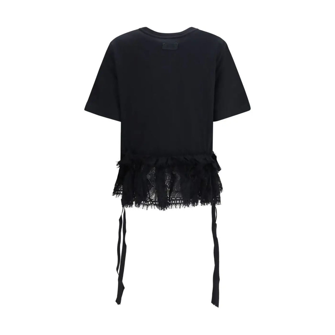 Alexander Mcqueen Black Cotton T-shirt