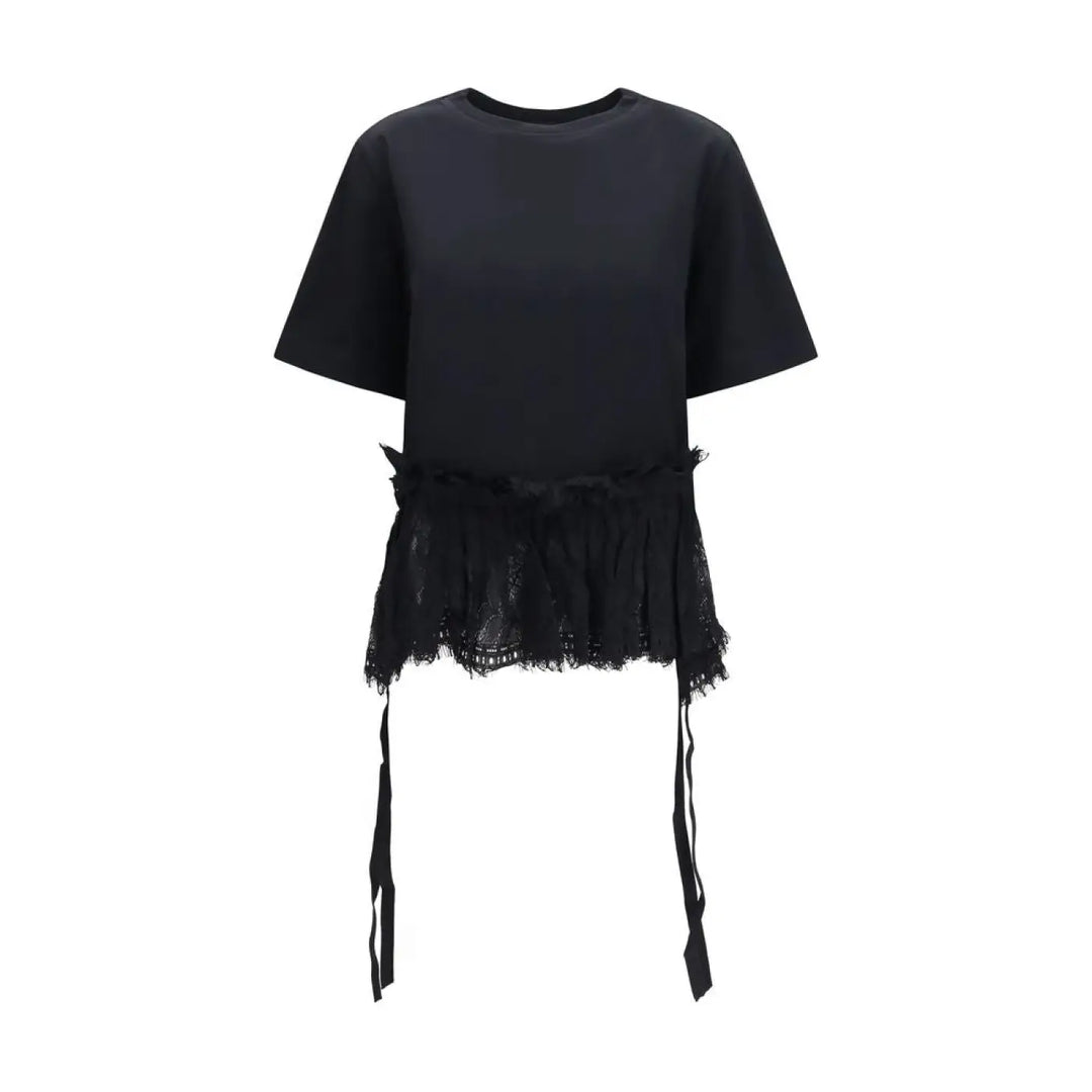 Alexander Mcqueen Black Cotton T-shirt