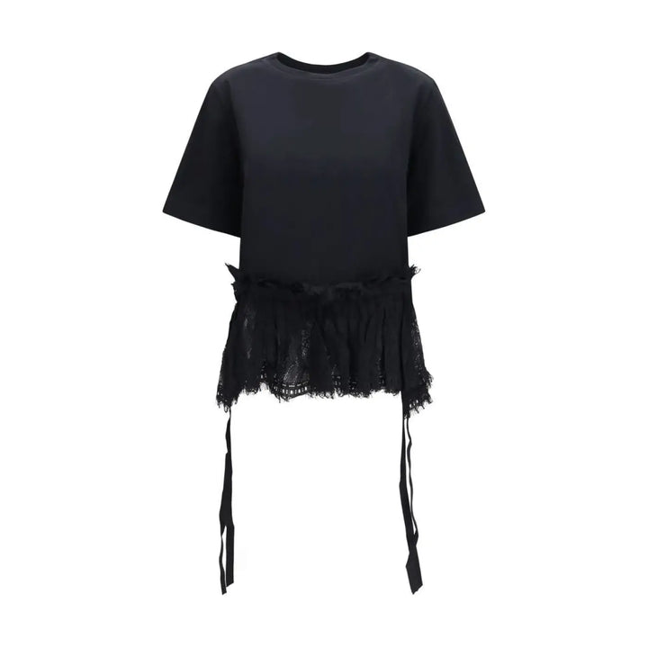 Alexander Mcqueen Black Cotton T-shirt