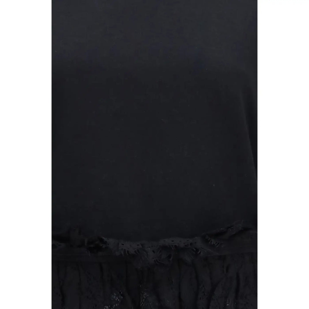 Alexander Mcqueen Black Cotton T-shirt