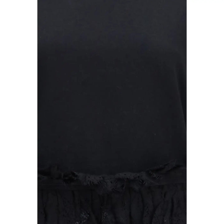 Alexander Mcqueen Black Cotton T-shirt