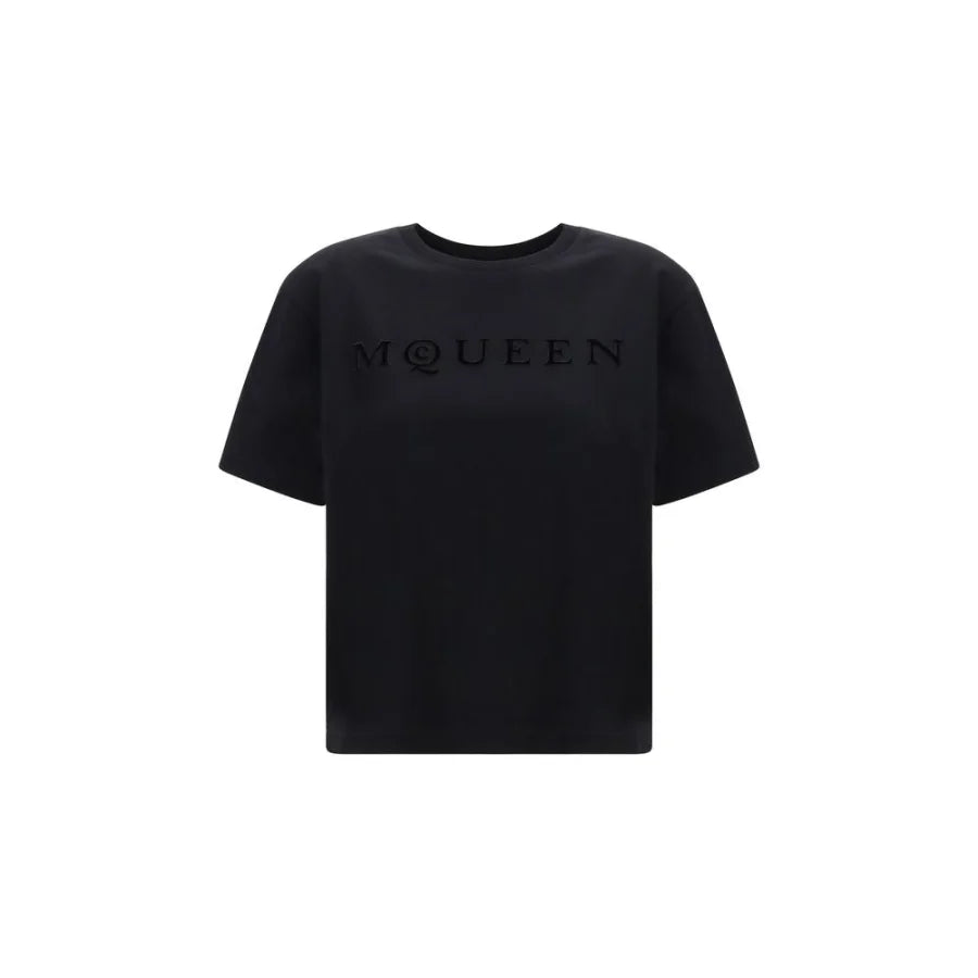 Alexander McQueen Black Cotton T-Shirt