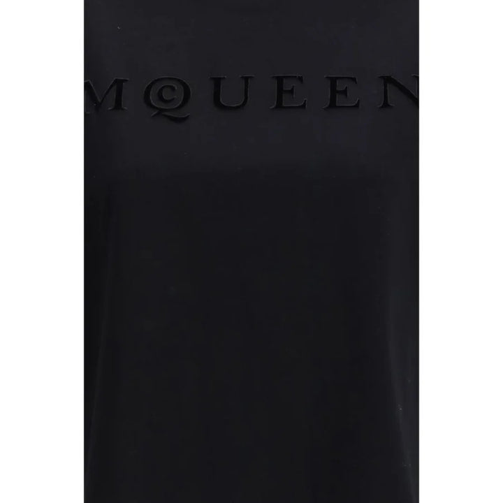 Alexander McQueen Black Cotton T-Shirt