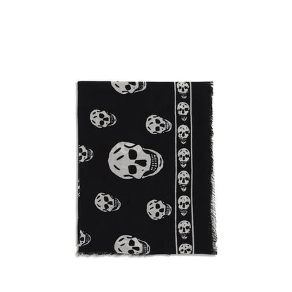 Alexander McQueen Black Modal Scarf