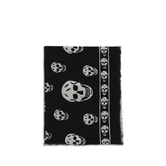 Alexander McQueen Black Modal Scarf