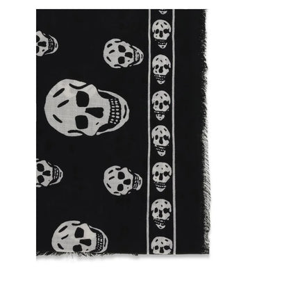 Alexander McQueen Black Modal Scarf