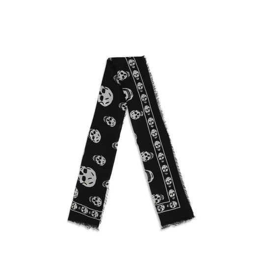 Alexander McQueen Black Modal Scarf