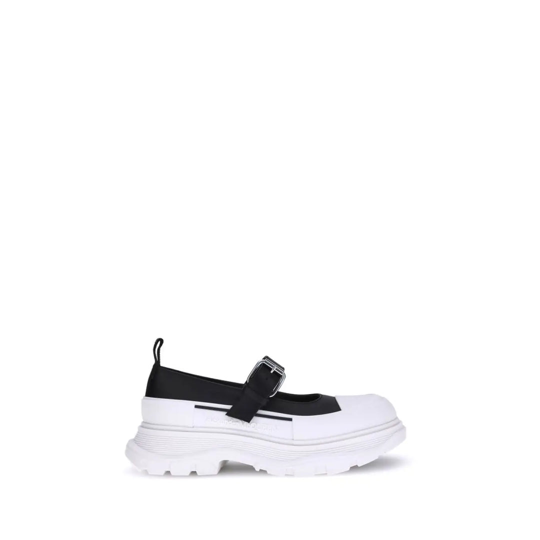 Alexander McQueen Black Rubber Ballet Flats