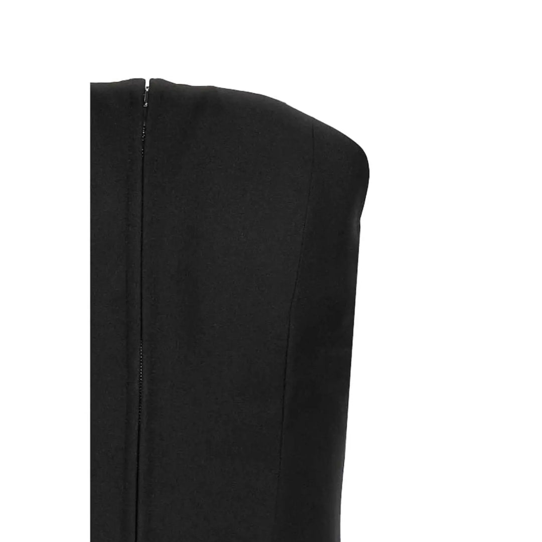 Alexander Mcqueen Black Wool Oves Aries Corset