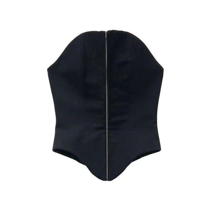 Alexander Mcqueen Black Wool Oves Aries Corset