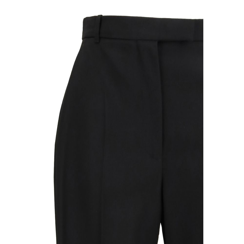 Alexander Mcqueen Black Wool Oves Aries Dress Pants