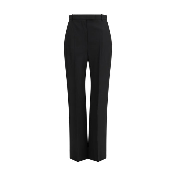 Alexander Mcqueen Black Wool Oves Aries Dress Pants