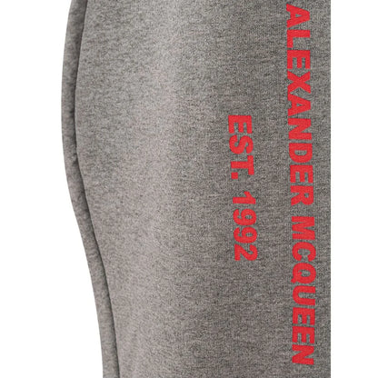 Alexander McQueen Gray Cotton Athletic Pants