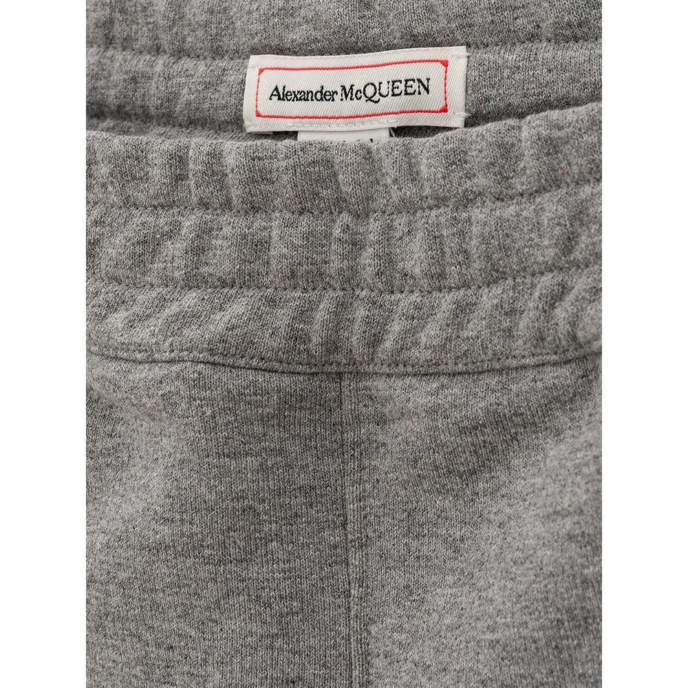 Alexander McQueen Gray Cotton Athletic Pants