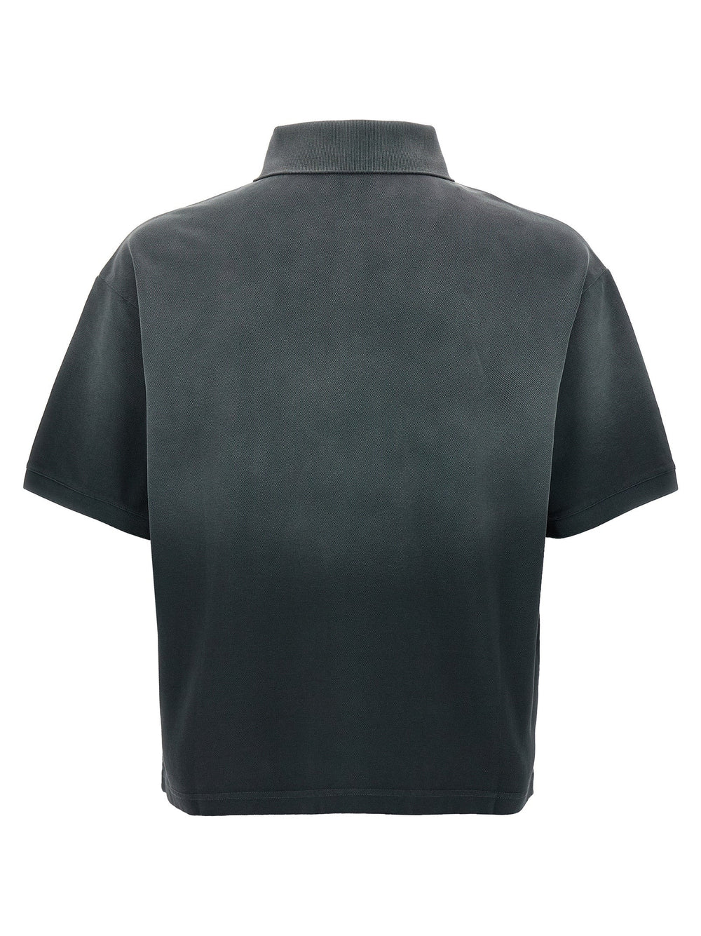 Alexander Mcqueen Gray Cotton Polo Shirt